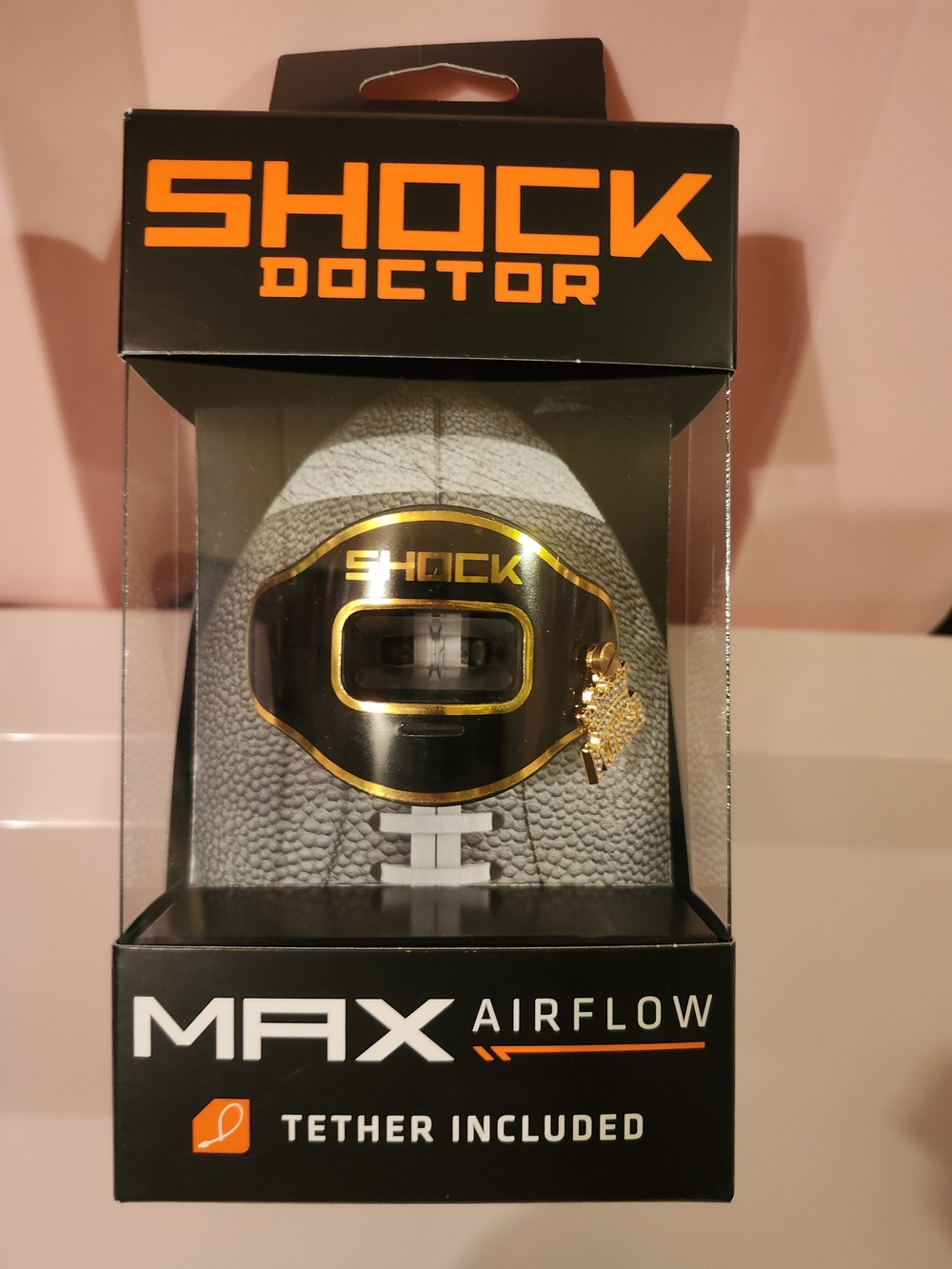 MAX Airflow Mouthguard with Gold Accents - Men